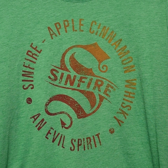 Bella Canvas SINFIRE Cinnamon Whiskey Women's Graphic T-Shirt Medium - Picture 2 of 4